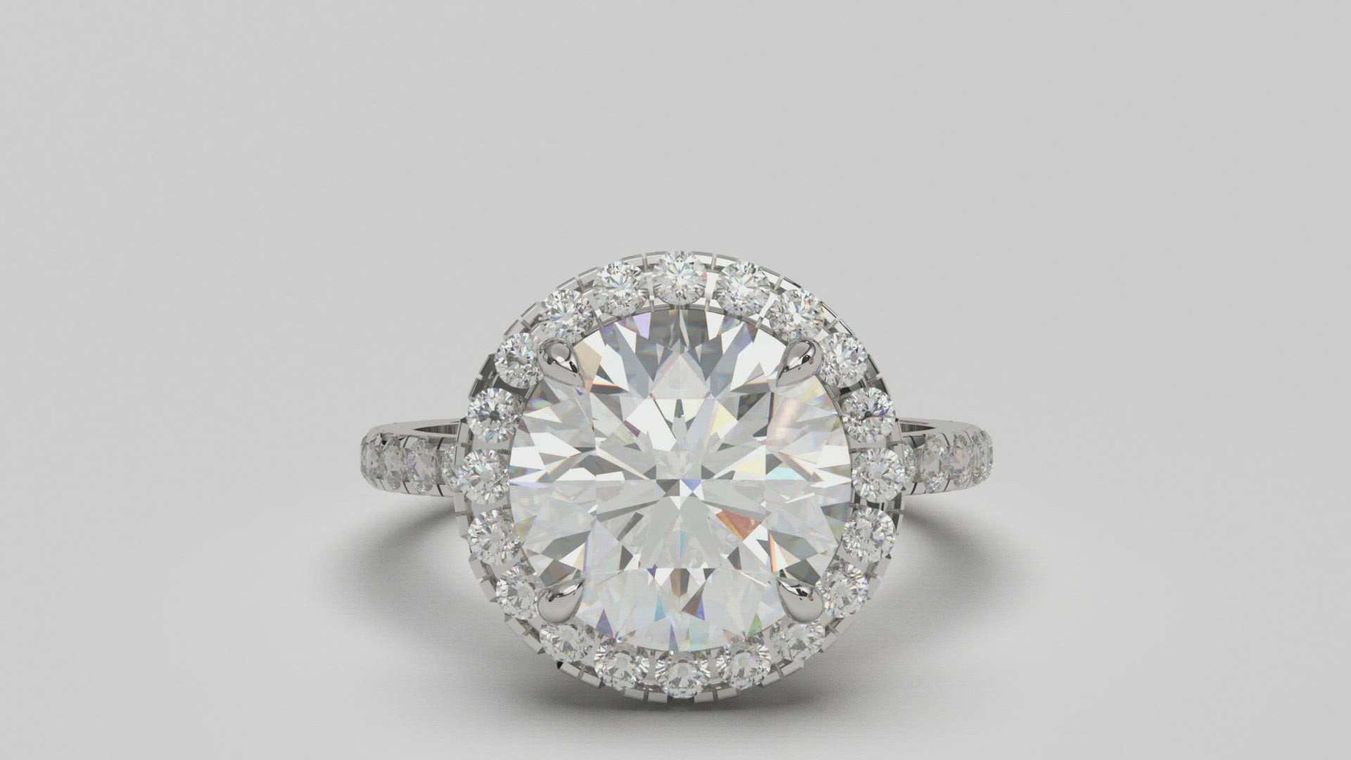 4.50  Diamond Anniversary Ring Halo Setting