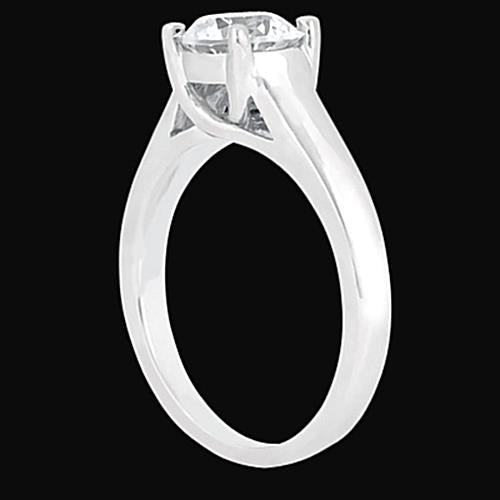 Solitaire Ring 1 Carat Solitaire Diamond Engagement Ring 4 Prong Set