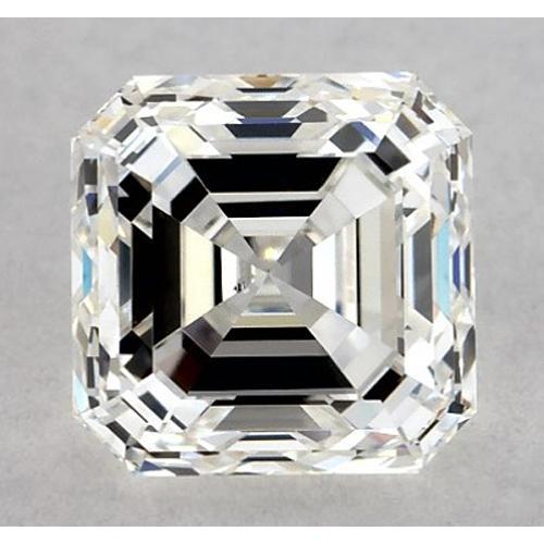 natural asscher diamond 5.5ct loose_diamond front view