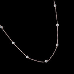 5.50 Ct Yards Diamond Yard Necklace Pendant