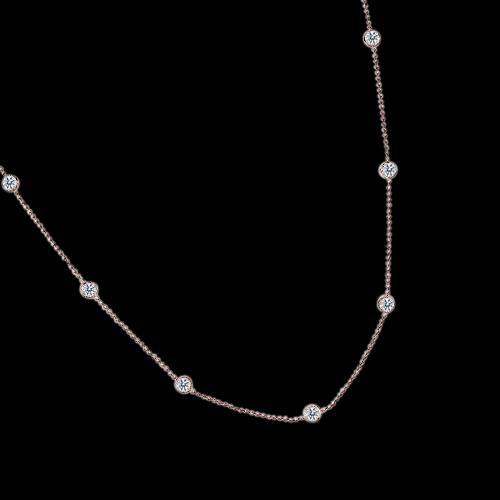 5.5 Ct Yards Diamond Yard Necklace Pendant Pendant
