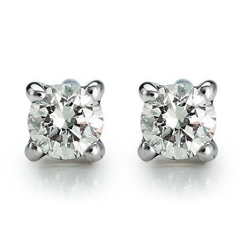 Brilliant Cut Diamonds   High Quality Fancy Sparkling Stud Earrings