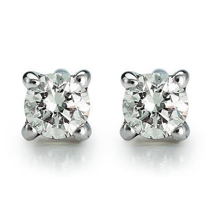 Brilliant Cut Diamonds   High Quality Fancy Sparkling Stud Earrings