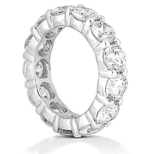 5.85 Ct. Ring F Vs1 Diamonds Eternity Wedding Band Gold Eternity Band