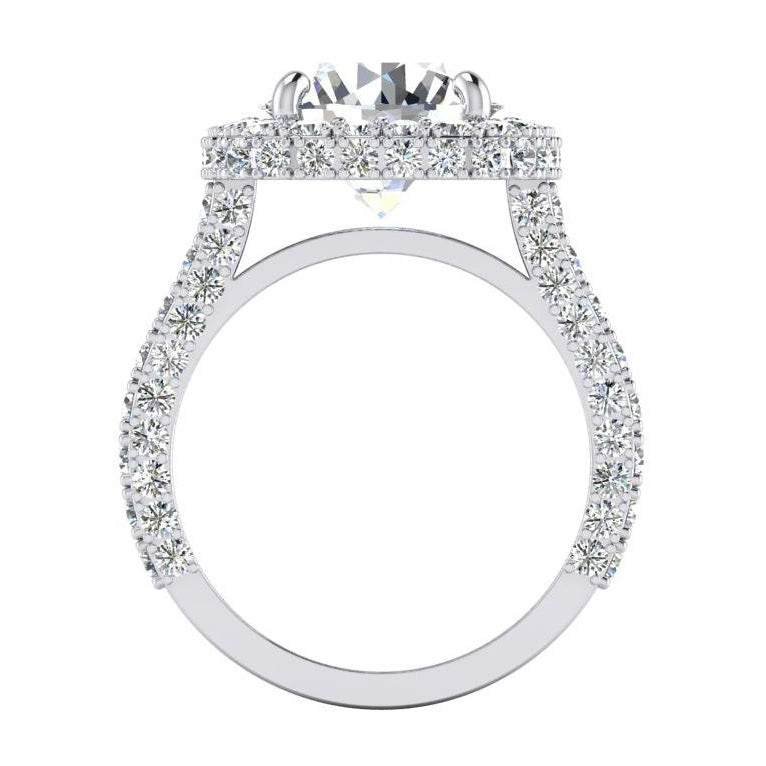Products 4.50 Carats Halo Ring Success