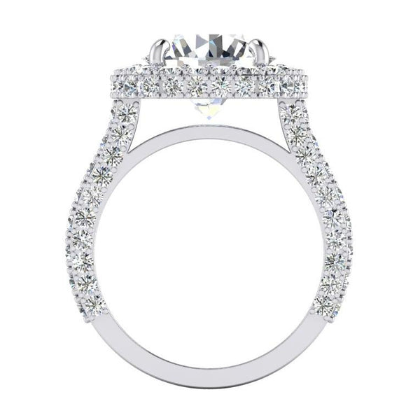 Products 4.50 Carats Halo Ring Success