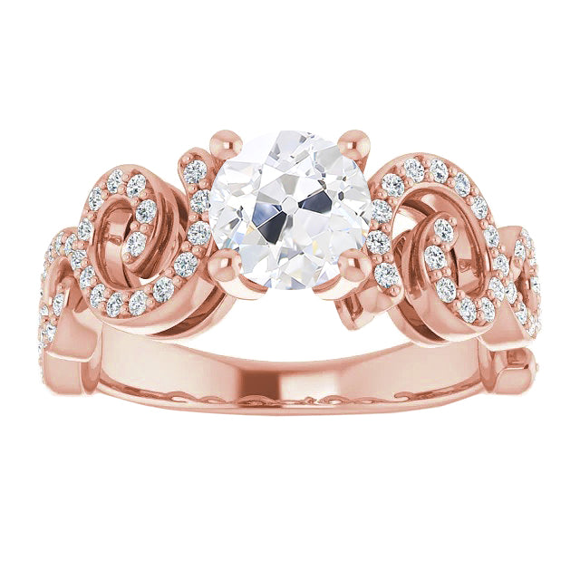 5 Carats Old Miner Diamond Ring