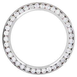 6 Carats 44 Mm Custom Mined Natural Real Diamond ( Not Lab Grown ) Bezel To Fit Breitling Rolex Datejust Or All Watch Models