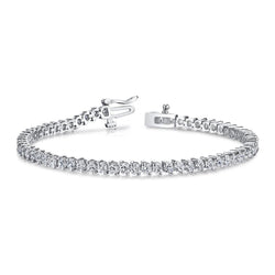 6 Carats Round Lab Grown Diamond Tennis Bracelet Lady Jewelry