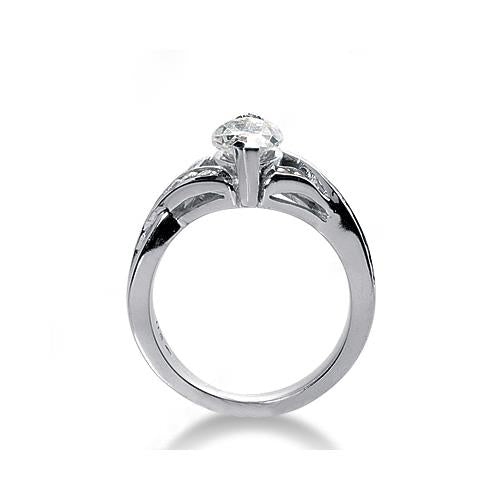 Solitaire Ring with Accents