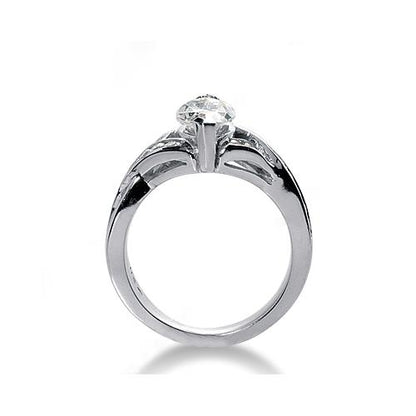 Solitaire Ring with Accents