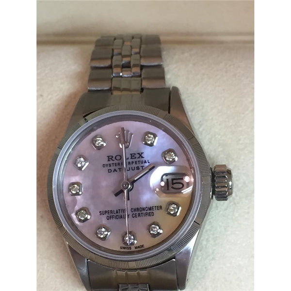 Rolex Datejust Rolex Watch Jubilee Bracelet Diamond Dial Stainless Steel