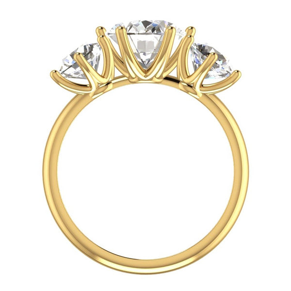 Oval Cut Diamond Ring Yellow Gold