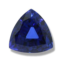7 Carats Loose Ceylon Blue Sapphire Gem-Stone Trilliant Cut Natural