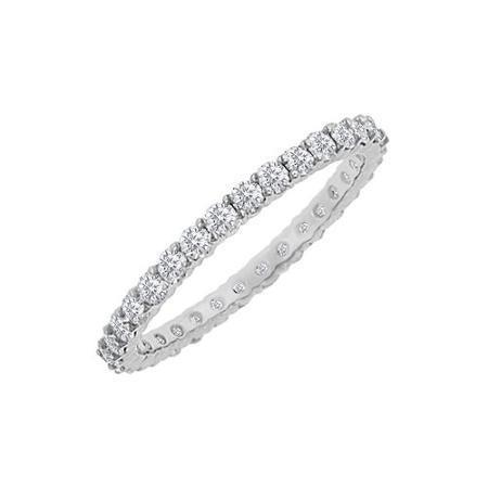 7 Ct Round Shaped Diamonds Bangle White Gold 14K Bangle