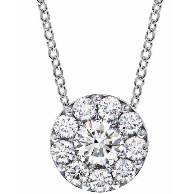 7.00 Ct Sparkling Round Brilliant Cut Diamonds Necklace Pendant Pendant