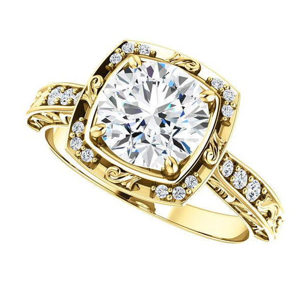 1.65 Ct. Round Brilliant Diamonds Ring Jewelry