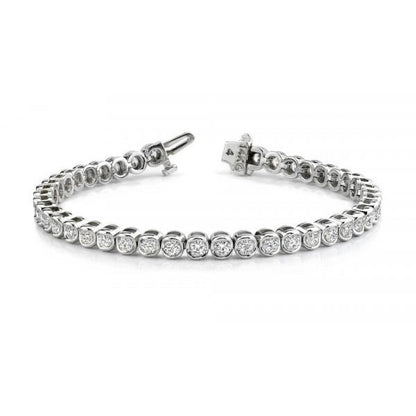 8.40 Ct Round Cut Diamond Tennis Bracelet Fine Jewelry White Gold Tennis Bracelet