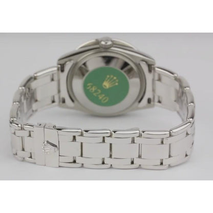 natural round diamond 10ct watch profile view