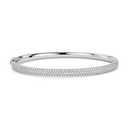 9 Ct Small Women Bangle Round Cut Natural Earth Mined Diamonds