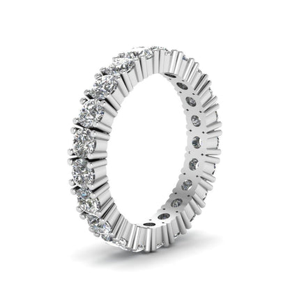 Eternity Band 4.20 Ct Women Round Diamond Eternity Band Ring Solid
