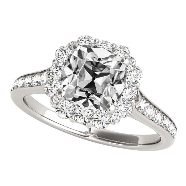 Halo Women’s Ring With Accents Old Miner Diamond