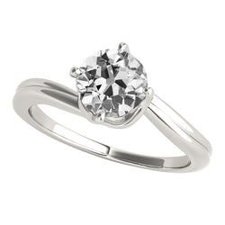 Natural Diamond Ring 2ct - White Gold 14K