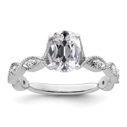 Anniversary Ring Round & Oval Old Mine Cut Genuine Natural Earth Mined Diamond 4 Carats Jewelry