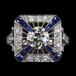 Natural Diamond Ring 4ct - White Gold 14K