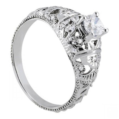 Art Nouveau Jewelry New Antique Style Diamond Engagement Ring