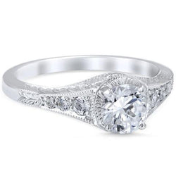 Art Nouveau Jewelry New Diamond Antique Style Engagement Ring
