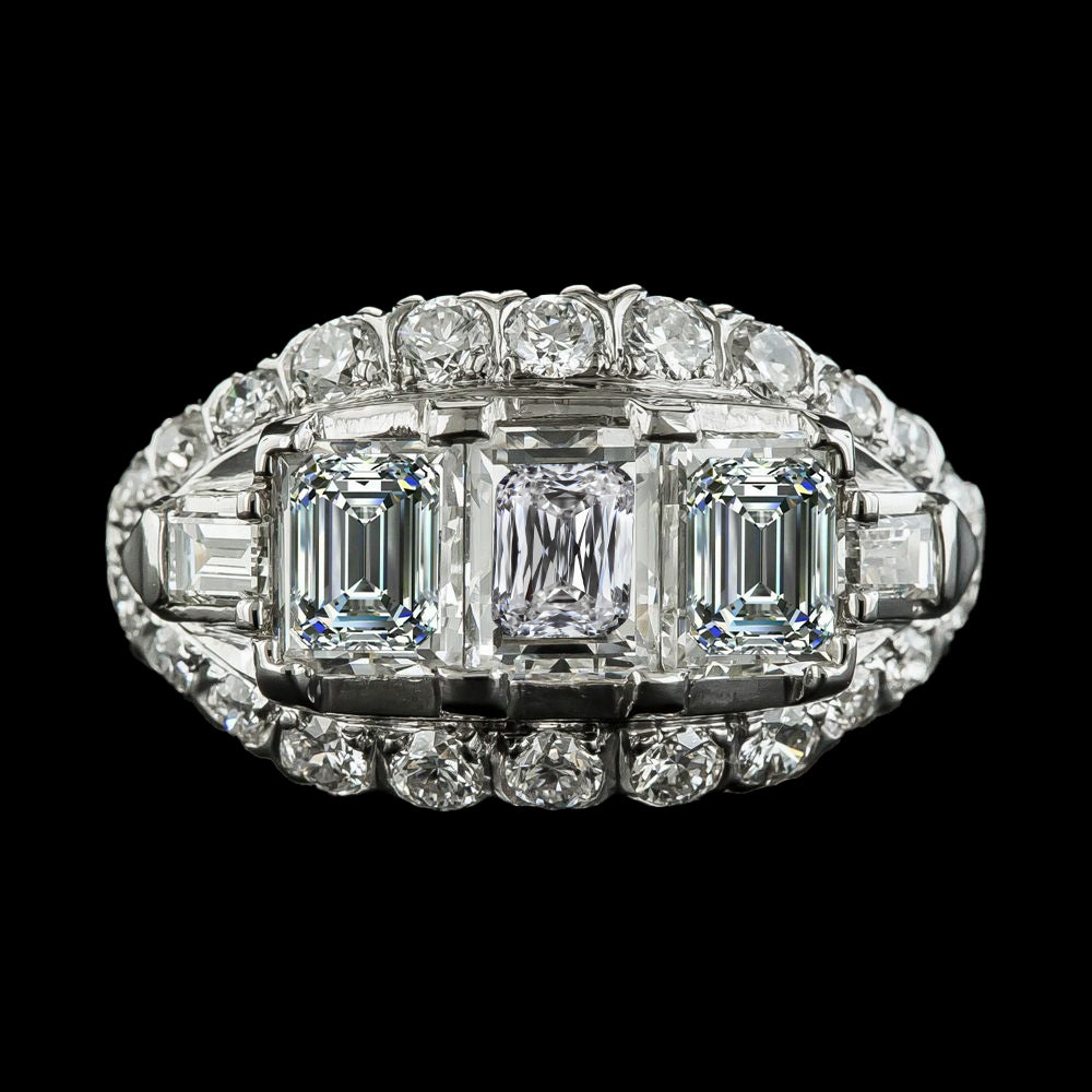 Diamond Engagement Ring Antique Style