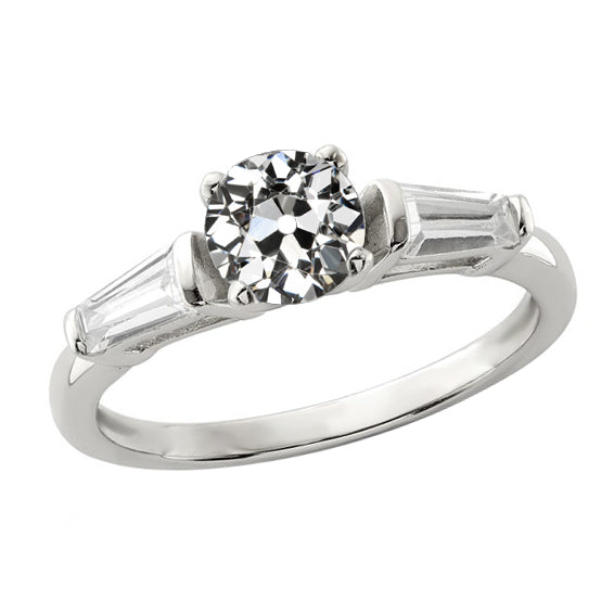 Old Miner Diamond 3 Stone Ring Bar Set