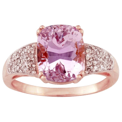  Princess Cut High Quality Unique Gemstone Ring White Gold Diamond