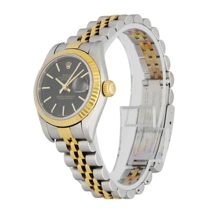 natural diamond watch front view