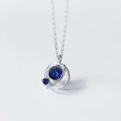 IGI CERTIFIED White Gold Ceylon Color Sapphire Pendant 9.50 Carats