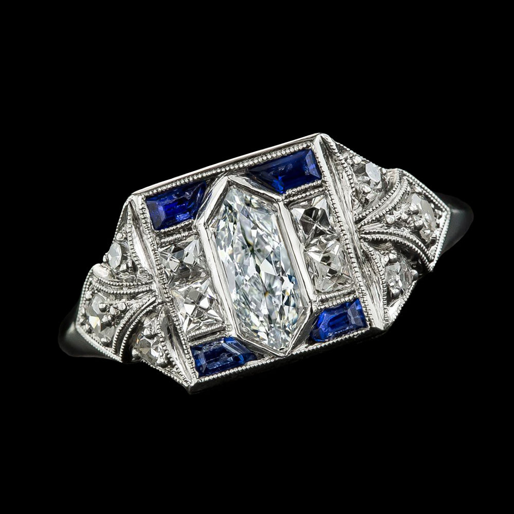 natural round diamond 3.75ct ring front view