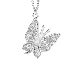 Natural Diamond Pendant 2.50ct - White Gold 14K
