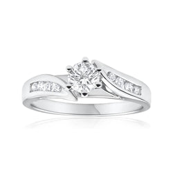 1.90 Ct Cathedral Setting Diamond Anniversary Ring Accented Jewelry