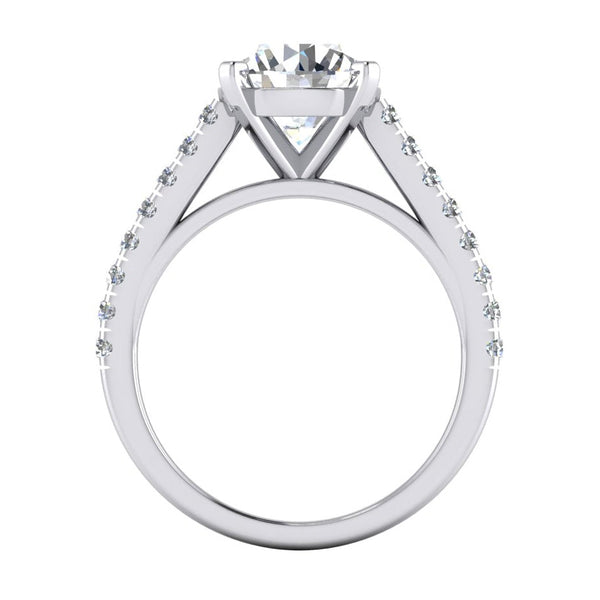 Cathedral Setting Diamond Ring