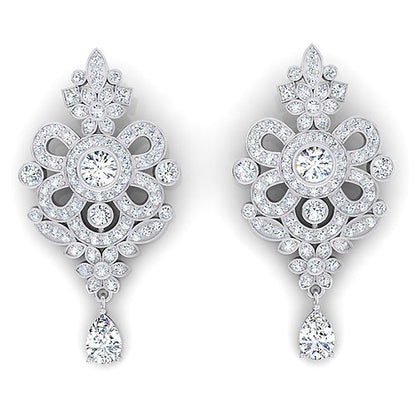 Celebrity Earrings Diamond Chandelier