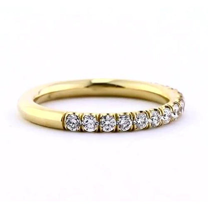 Yellow Gold Half Eternity Band
