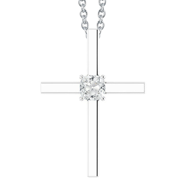 Cross Diamond Pendant Slide Old Miner