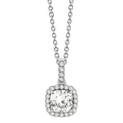 Cushion Diamond Pendant
