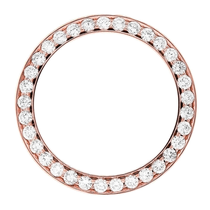 Custom Mined Diamond President Watch & Bezel To Fit Rolex Datejust 4 Carats 36 mm