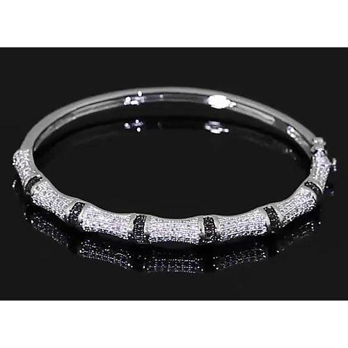 Custom Jewelry Diamond Bangle Women White Gold
