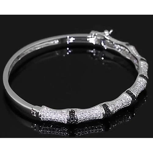 Custom Jewelry Diamond Bangle Women White Gold