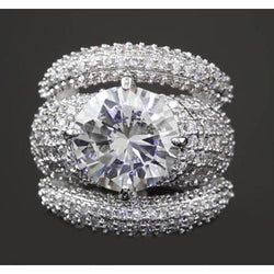 Custom Jewelry Diamond Womens Ring Pave Setting
