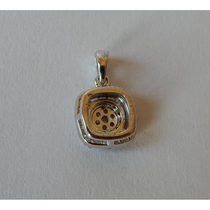 Pendant 0.75 Carats Diamond Pendant White Gold 14K