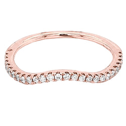 Real Natural Earth Mined Diamond Anniversary Band 1 Carat Rose Gold 14K Ladies Jewelry New